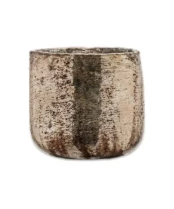 Nkuku Aban Rustic Tealight - Rustic Gold