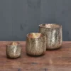 Nkuku Aban Rustic Tealight - Rustic Gold 1 Nkuku Aban Rustic Tealight - Rustic Gold