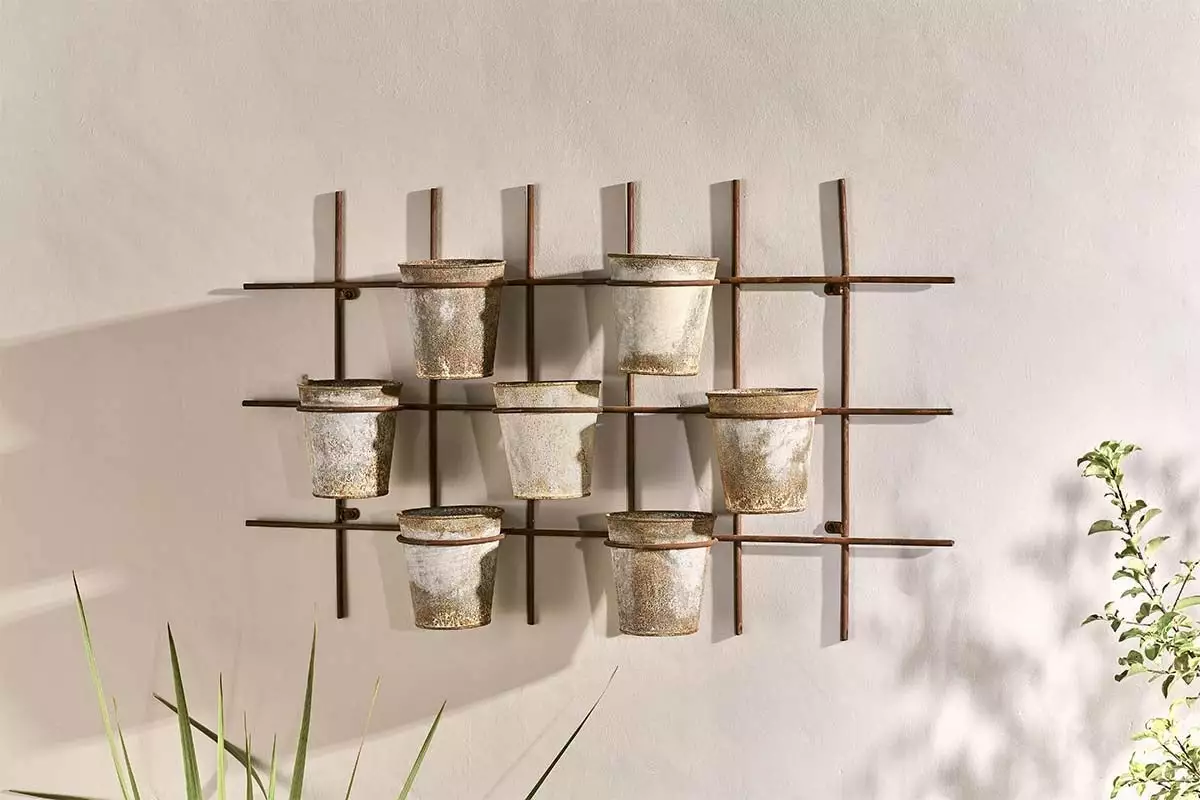 Nkuku Abari Wall Hung Planter Planters & Vases 4 Nkuku Abari Wall Hung Planter Planters & Vases