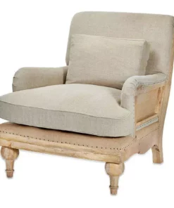 Nkuku Abe Linen Armchair - Stone Living Room 21 Nkuku Abe Linen Armchair - Stone Living Room