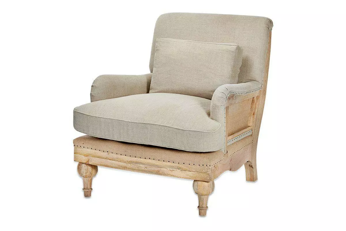 Nkuku Abe Linen Armchair - Stone Living Room 12 Nkuku Abe Linen Armchair - Stone Living Room