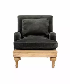 Nkuku Abe Velvet Armchair - Moss Living Room 20 Nkuku Abe Velvet Armchair - Moss Living Room