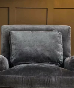 Nkuku Abe Velvet Armchair - Moss Living Room