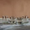 Nkuku Abeeko Tumbler - Aged Gold (Set Of 4) Tableware 2 Nkuku Abeeko Tumbler - Aged Gold (Set Of 4) Tableware