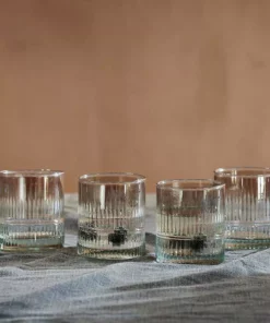 Nkuku Abeeko Tumbler - Aged Gold (Set Of 4) Tableware