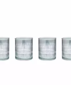 Nkuku Abeeko Tumbler - Smoke (Set Of 4) Tableware 7 Nkuku Abeeko Tumbler - Smoke (Set Of 4) Tableware