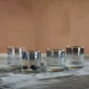 Nkuku Abeeko Tumbler - Smoke (Set Of 4) Tableware 1 Nkuku Abeeko Tumbler - Smoke (Set Of 4) Tableware