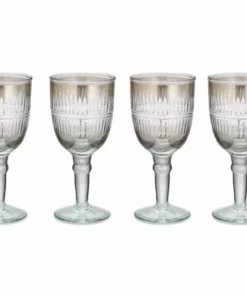 Nkuku Abeeko Wine Glass - Aged Gold (Set Of 4) 7 Nkuku Abeeko Wine Glass - Aged Gold (Set Of 4)