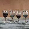 Nkuku Abeeko Wine Glass - Smoke (Set Of 4)