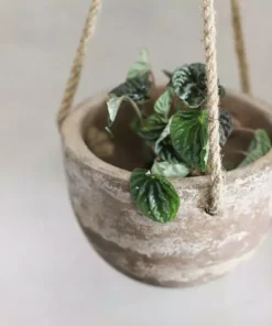 Nkuku Home Accessories Affiti Clay Hanging Planter