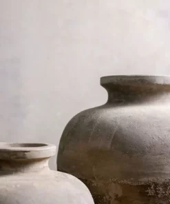 Nkuku Small Affiti Clay Tapered Pot Home Accessories