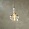 Nkuku Agatarla Glass Pendant - Small Hallway & Bootroom 2 Nkuku Agatarla Glass Pendant - Small Hallway & Bootroom