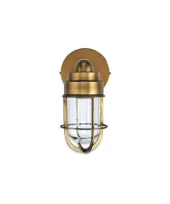 Nkuku Outdoor Lighting Ajan Brass Outdoor Light - Brass