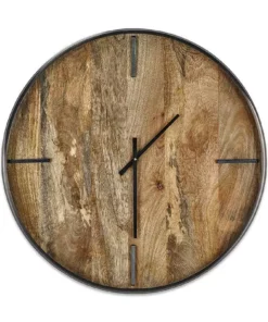 Nkuku Alomi Mango Wood Clock