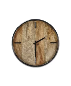 Nkuku Alomi Mango Wood Clock