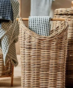 Nkuku Home Accessories Amandi Rattan Laundry Bin