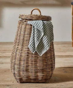 Nkuku Home Accessories Amandi Rattan Laundry Bin