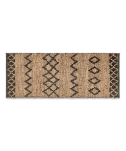 Nkuku Ambara Jute Runner - Black & Natural 7 Nkuku Ambara Jute Runner - Black & Natural