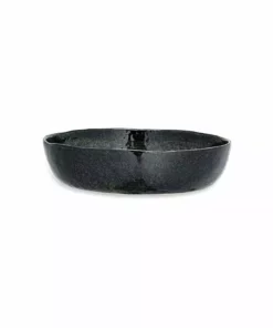 Nkuku Amina Serving Bowl - Sea Grey - Small New Arrivals 11 Nkuku Amina Serving Bowl - Sea Grey - Small New Arrivals