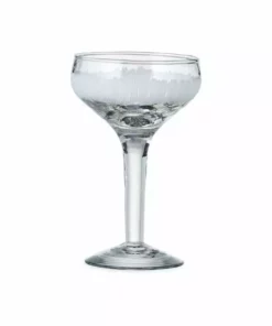 Nkuku Anara Etched Champagne Glass - Clear (Set Of 4) 11 Nkuku Anara Etched Champagne Glass - Clear (Set Of 4)