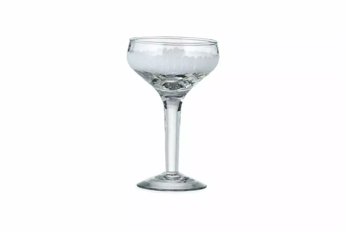 Nkuku Anara Etched Champagne Glass - Clear (Set Of 4) 7 Nkuku Anara Etched Champagne Glass - Clear (Set Of 4)