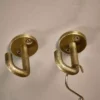 Nkuku Aniko Iron Ceiling Hook - Brass (Set Of 2) Decorative Hooks