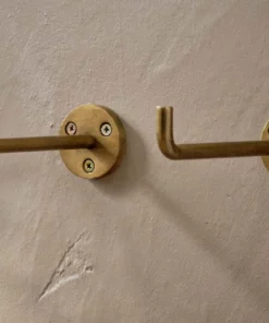 Nkuku Aniko Iron Hook - Brass (Set Of 2)