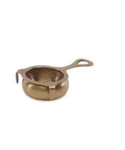 Nkuku Antique Brass Tea Strainer
