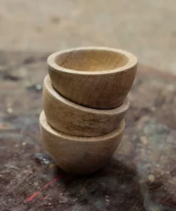 Nkuku Artisan Mini Bowls (Set Of 3) Tableware