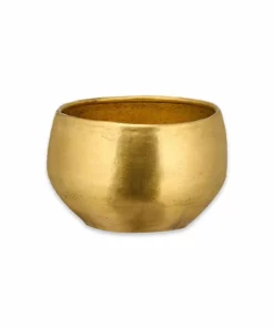 Nkuku Atsu Brass Planter 13 Nkuku Atsu Brass Planter