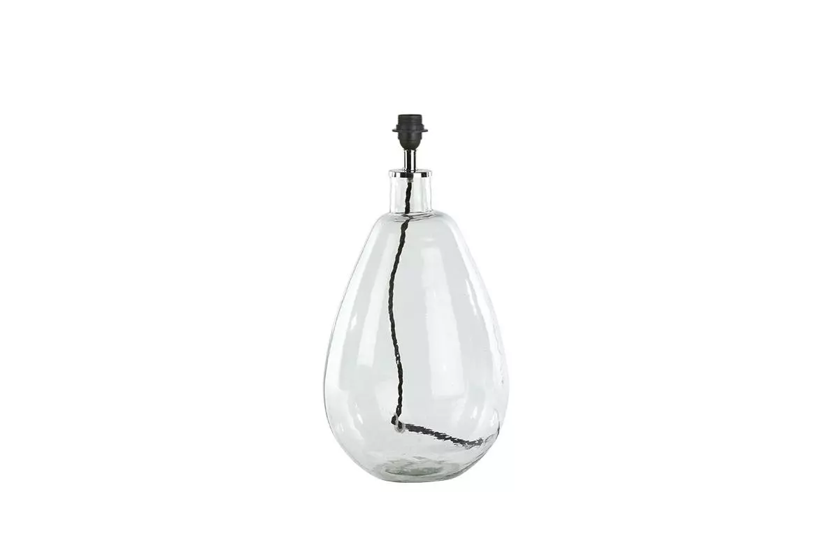 Nkuku Baba Clear Glass Lamp - Large Tall Living Room 5 Nkuku Baba Clear Glass Lamp - Large Tall Living Room
