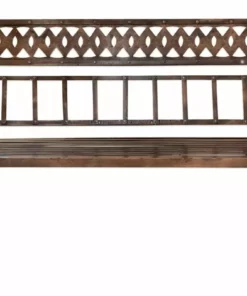Nkuku Bahula Decorative Iron Bench Garden Furniture