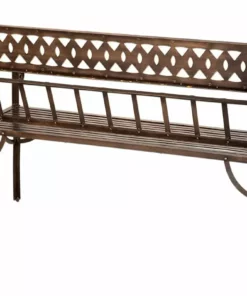 Nkuku Bahula Decorative Iron Bench Garden Furniture