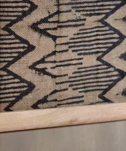 Nkuku Baliem Chevron Block Print Artwork