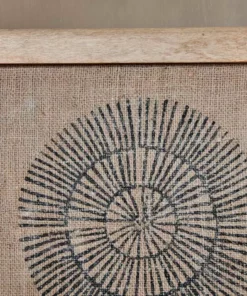 Nkuku Home Accessories Baliem Circular Block Print Artwork