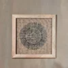 Nkuku Home Accessories Baliem Circular Block Print Artwork