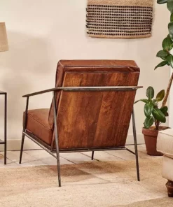 Nkuku Balsasan Leather Armchair