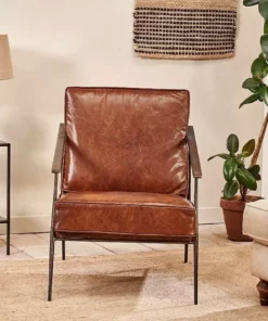 Nkuku Balsasan Leather Armchair