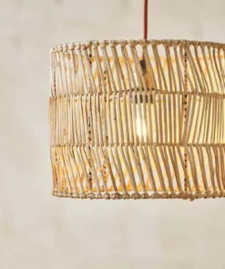 Nkuku Banso Wicker Lampshade - Medium
