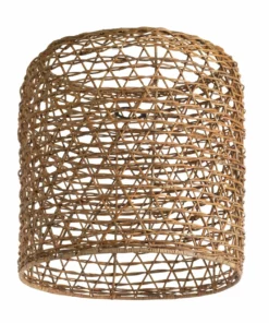Nkuku Beru Rattan Lampshade - Large Cylinder 9 Nkuku Beru Rattan Lampshade - Large Cylinder