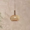 Nkuku Beru Rattan Lampshade - Small Conical