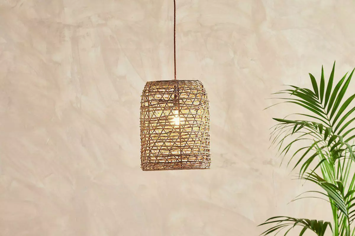 Nkuku Hallway & Bootroom Beru Rattan Lampshade - Small Cylinder 3 Nkuku Hallway & Bootroom Beru Rattan Lampshade - Small Cylinder