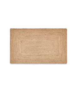 Nkuku Braided Hemp Rug - Natural