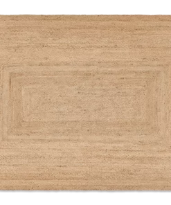 Nkuku Braided Hemp Rug - Natural