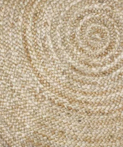 Nkuku Home Accessories Braided Hemp Rug - Round