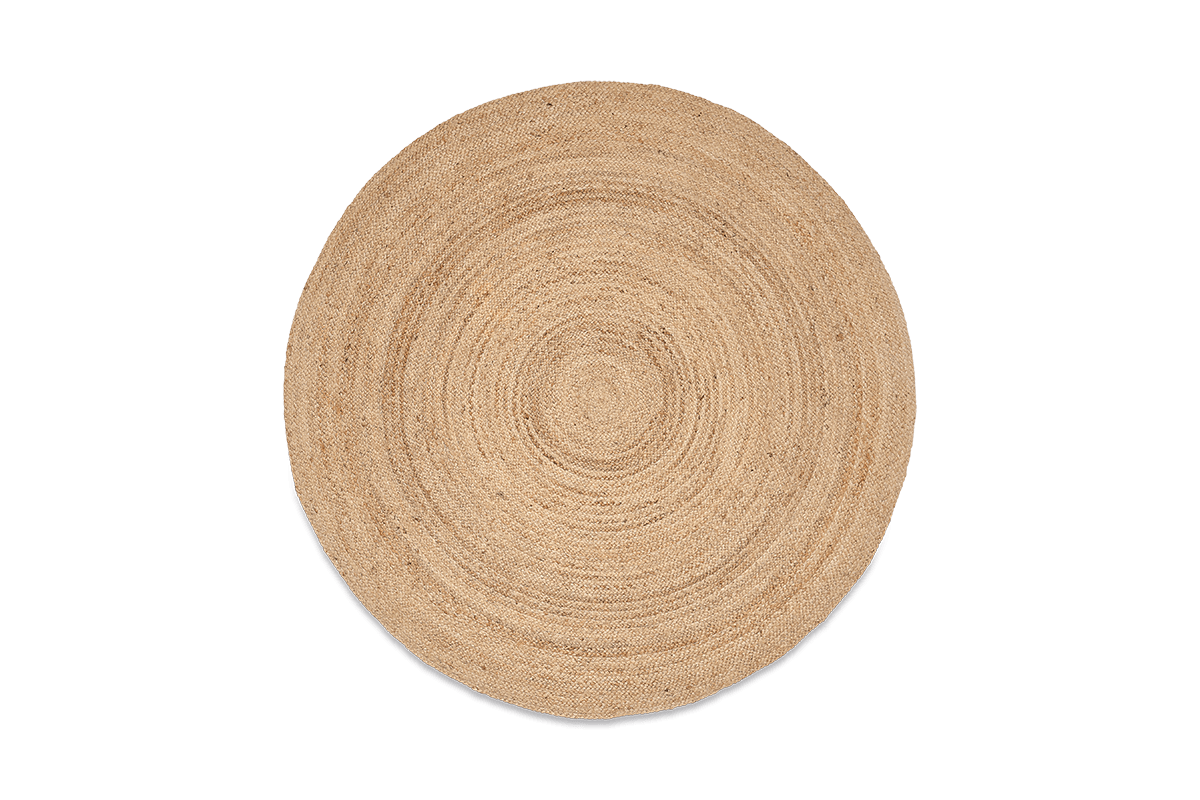 Nkuku Home Accessories Braided Hemp Rug - Round 7 Nkuku Home Accessories Braided Hemp Rug - Round