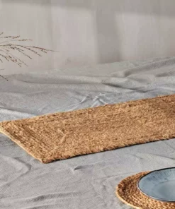 Nkuku Braided Hemp Table Runner Hemp Rugs & Accessories