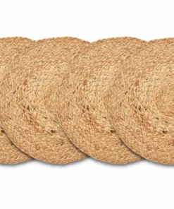 Nkuku Braided Hemp Tablemats - Natural (Set Of 4)