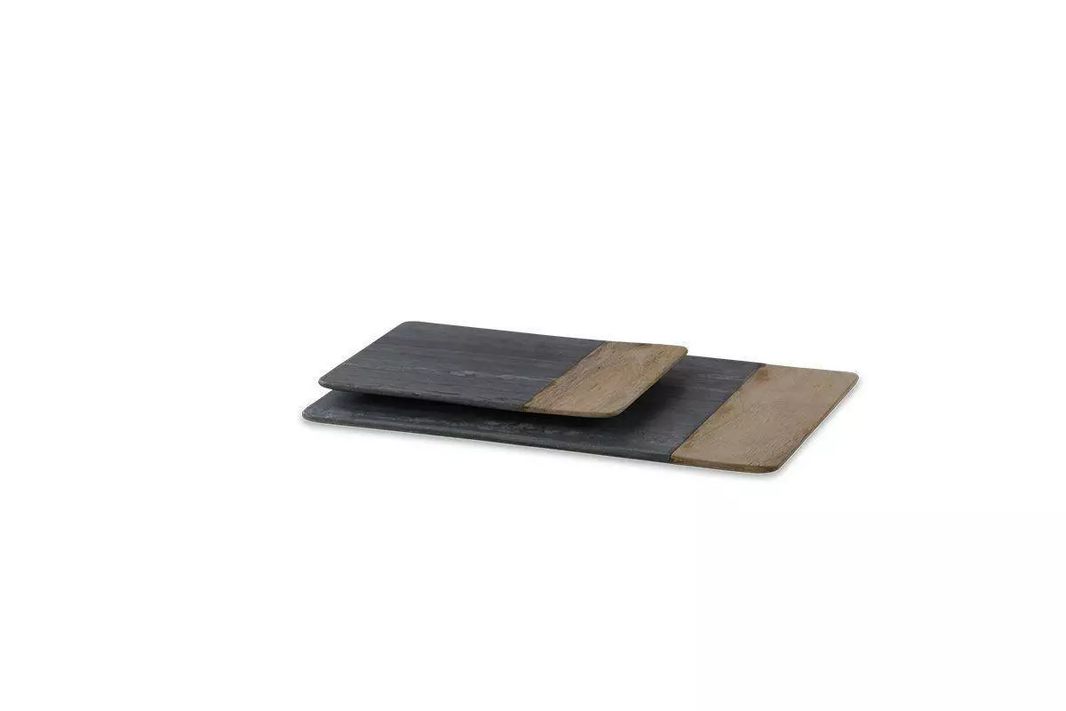 Nkuku Serveware Bwari Long Marble Board - Grey 6 Nkuku Serveware Bwari Long Marble Board - Grey