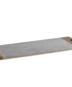 Nkuku Serveware Bwari Marble Platter - White 11 Nkuku Serveware Bwari Marble Platter - White